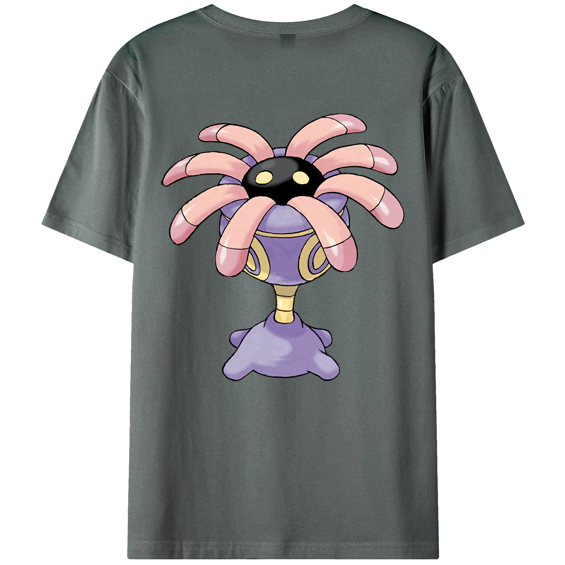 （画像用） ポケットモンスター Pokémon 綿100％ メンズ半袖Tシャツ（バックプリント） 通気性